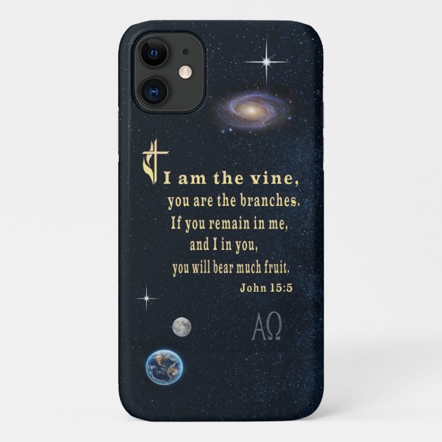 John 15:5 Case-Mate iPhone hülle (Rückseite)