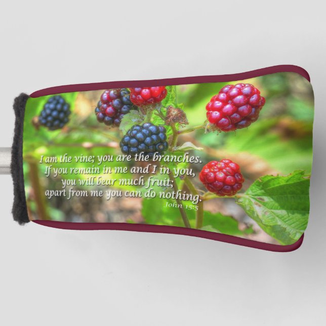 John 15:5 golf headcover (Vorderseite)