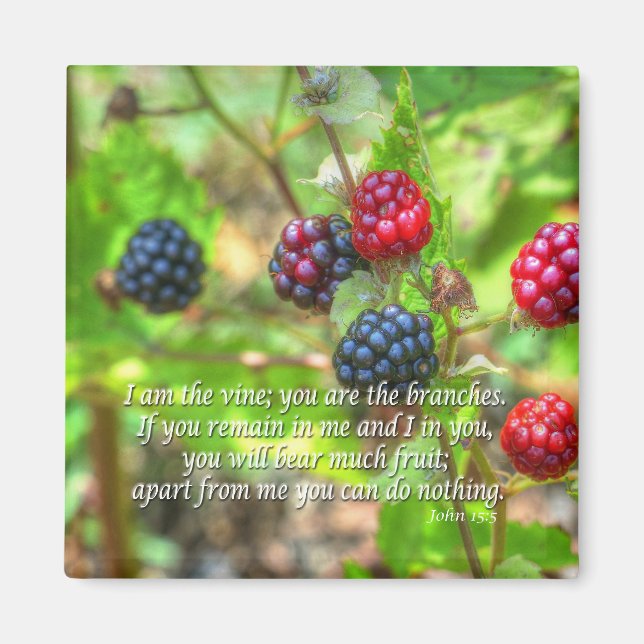 John 15:5 magnet (Vorne)