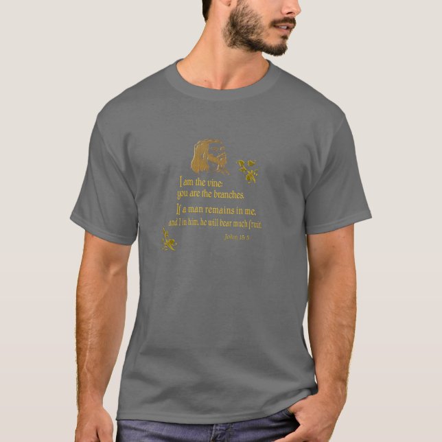 John 15:5-Produkte T-Shirt (Vorderseite)