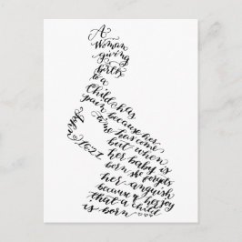 John 16:21 Postkarte