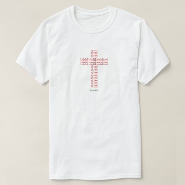 "John 19:30" (3) T-Shirt (Design vorne)