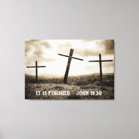 JOHN 19:30 Starke Canvas Print
