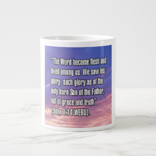 John 1:14 WEBU-Tasse Jumbo-Tasse