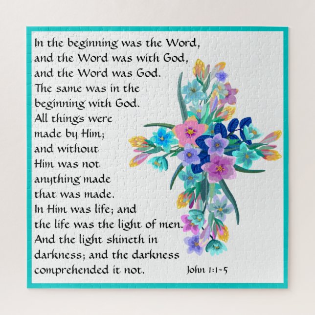 John 1:1-5 puzzle (Vertikal)