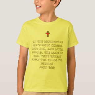 John 1:29 Christliche Bibelvers T-Shirt