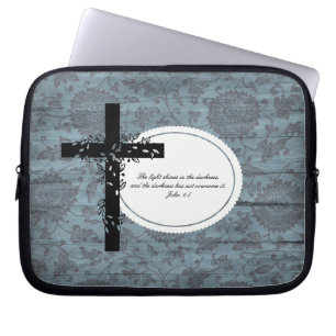 John 1:5 Notebook oder Netbook Carrier Sleeve