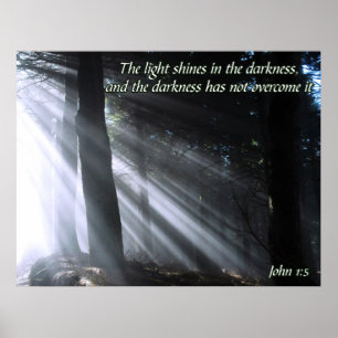 John 1:5 poster