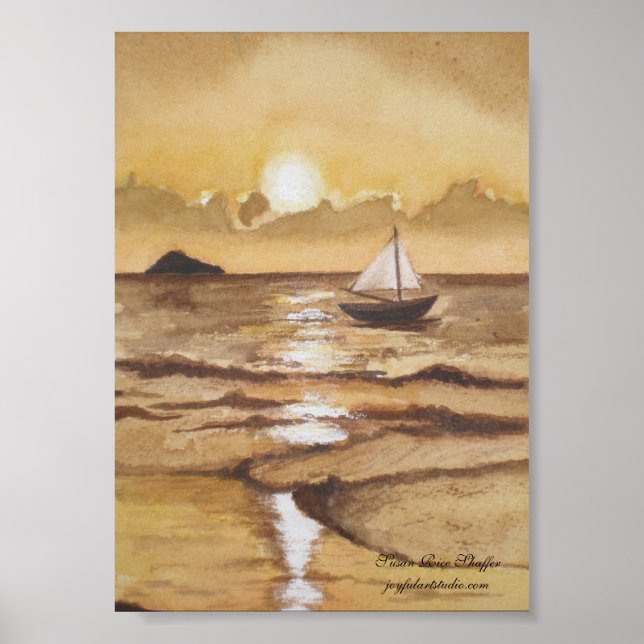 John 1:9 Print Poster (Vorne)