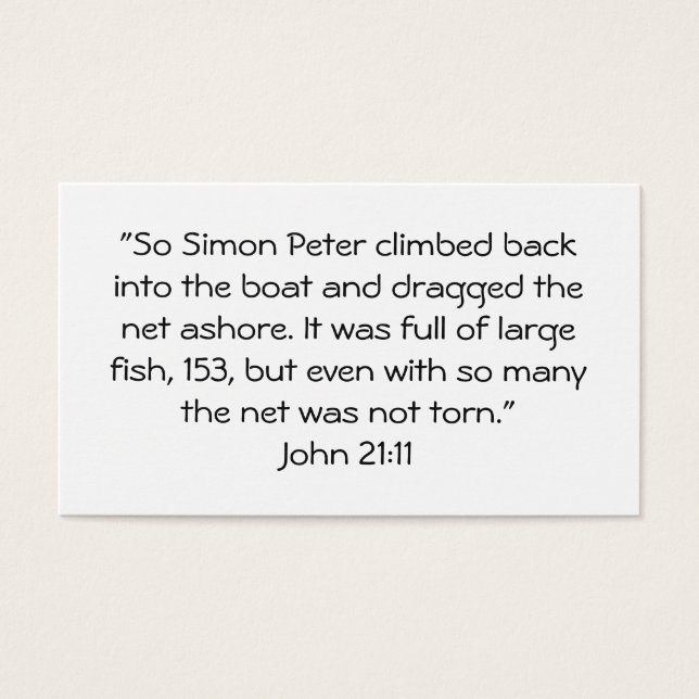 John 21:11 (Vorderseite)