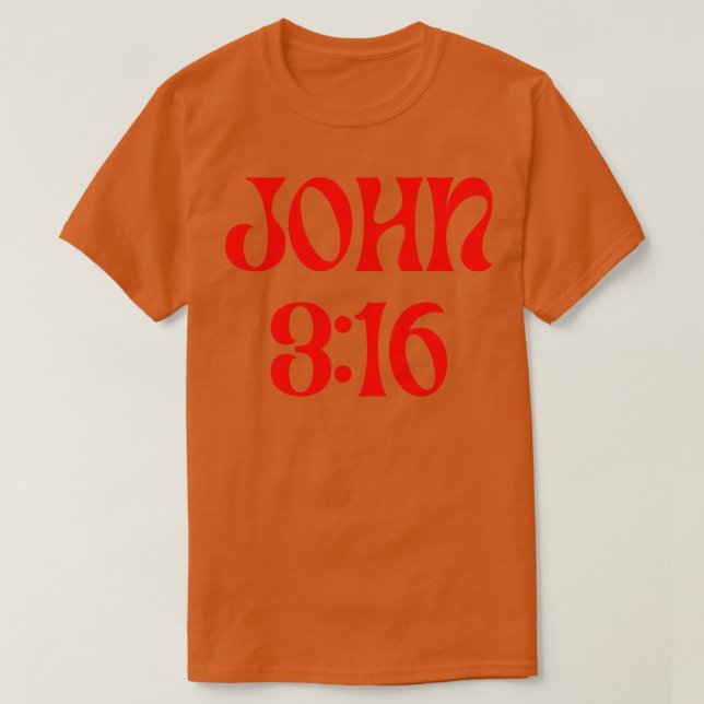 John 316 10 T-Shirt (Design vorne)
