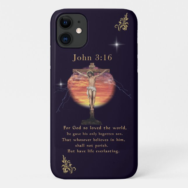 John 3:166 Case-Mate iPhone hülle (Rückseite)