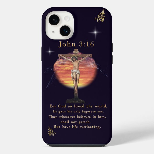 John 3:166 iPhone hülle (Rückseite)