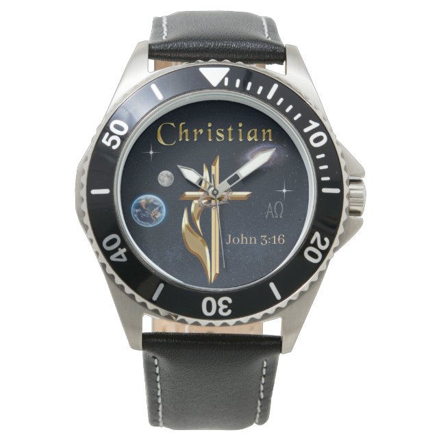 John 3:16 armbanduhr (Vorderseite)