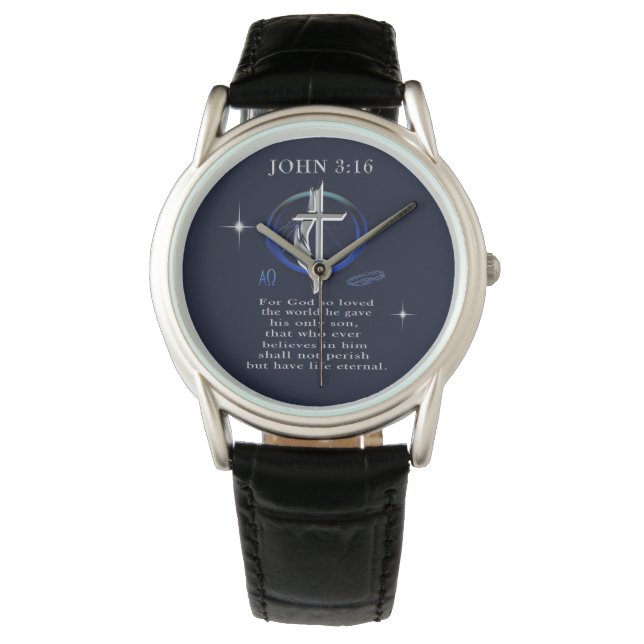 John 3:16 armbanduhr (Vorderseite)