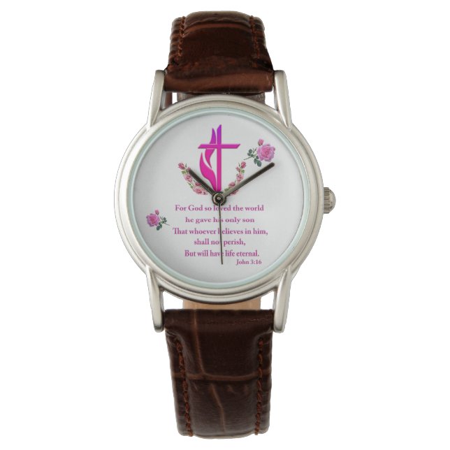John 3:16 armbanduhr (Vorderseite)