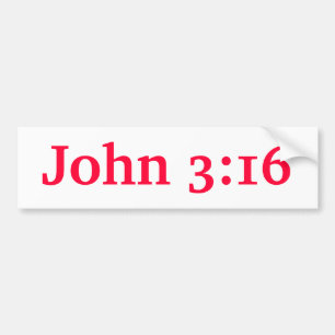 John-3:16 Autoaufkleber