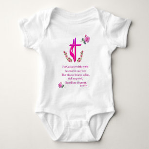 John 3:16 baby strampler