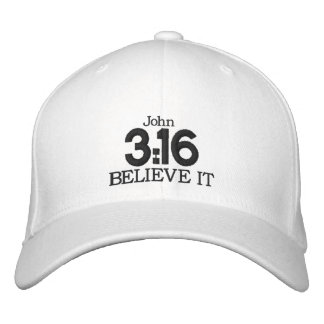 JOHN 3:16 - Baseball Cap Bestickte Kappe