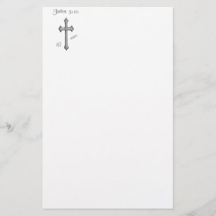 John 3:16 Bekleidung Briefpapier