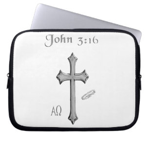 John 3:16 Bekleidung Laptopschutzhülle