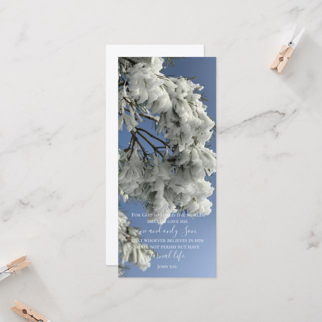 John 3:16 Benutzerdefinierter Text | Original Foto (Vorderseite/Rückseite Beispiel)