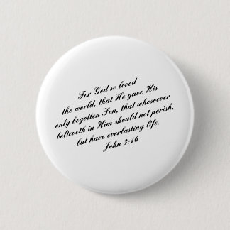 John-3:16 Bibel-Vers (KJV) Button