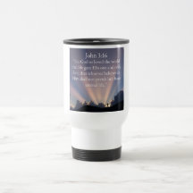 John 3,16 Bibelvers Reisetasse Kaffee