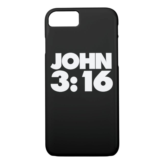 John 3:16 Bibelverse für Christen Case-Mate iPhone Hülle (Rückseite)