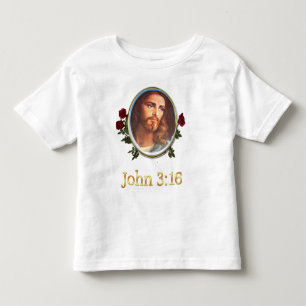 John 3:16 Bibelverse Kleinkind T-shirt