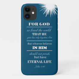 John 3:16 Bible Verse inspirierend Case-Mate iPhone Hülle