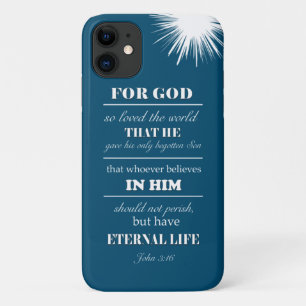John 3:16 Bible Verse inspirierend Case-Mate iPhone Hülle