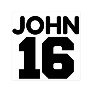JOHN 3-16 BIBLE VERSE PERMASTEMPEL