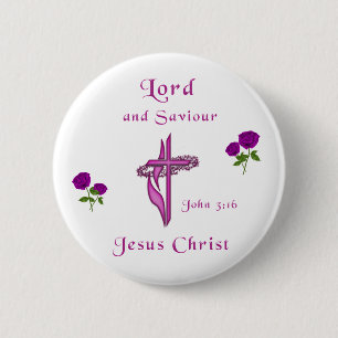 John 3:16 button