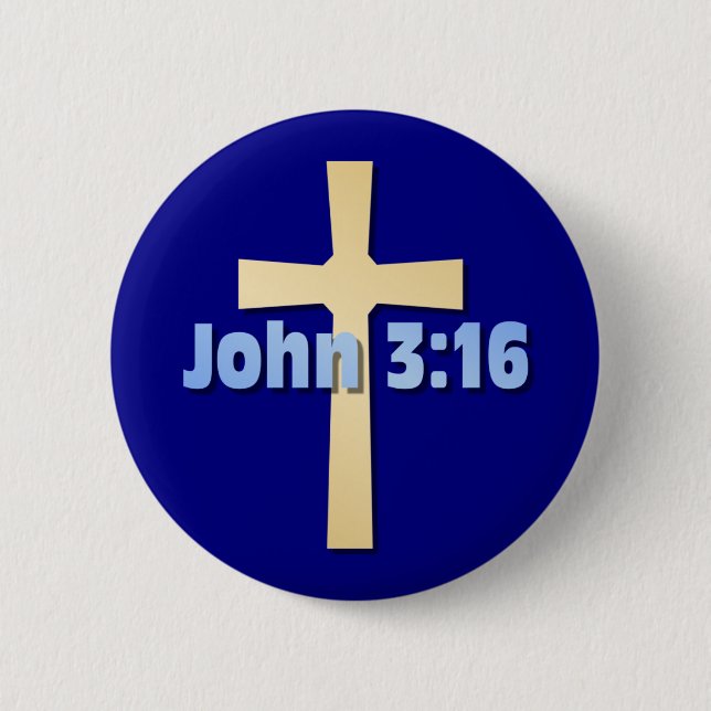 John-3:16 Button (Vorderseite)