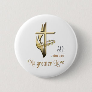 John 3:16 button
