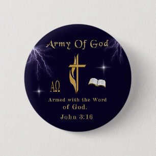 John 3:16 button