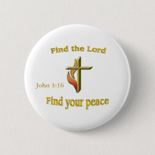 John 3:16 button