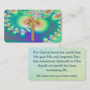 John 3:16 Card Visitenkarte