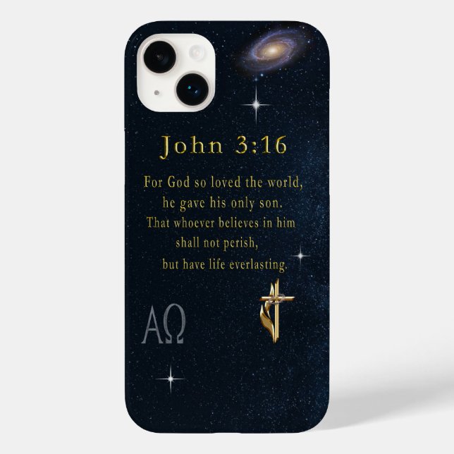 John 3:16 Case-Mate iPhone hülle (Rückseite)