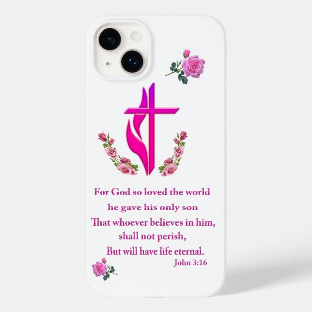 John 3:16 Case-Mate iPhone hülle (Rückseite)