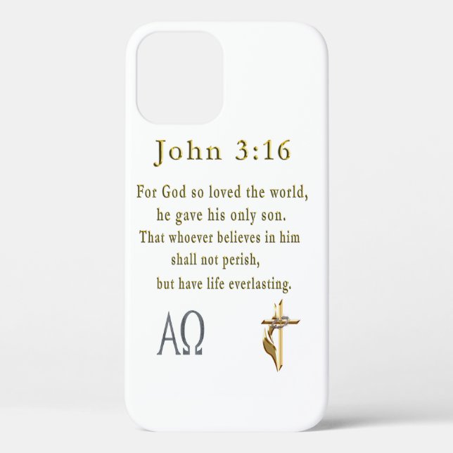 John 3:16 Case-Mate iPhone hülle (Rückseite)