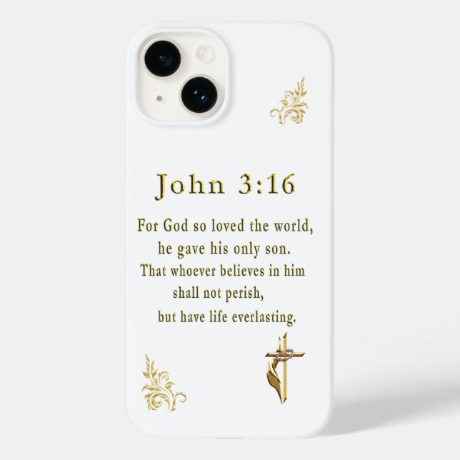 John 3:16 Case-Mate iPhone hülle (Rückseite)