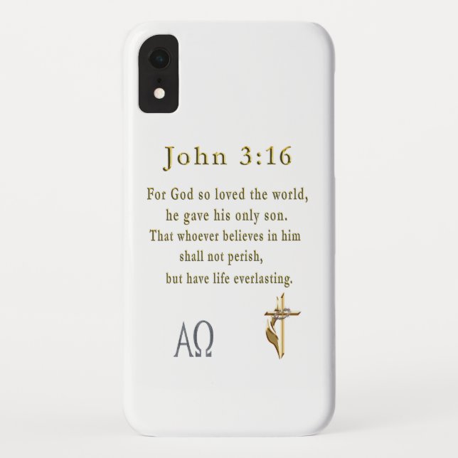 John 3:16 Case-Mate iPhone hülle (Rückseite)