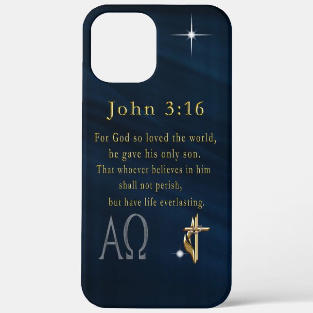 John 3:16 Case-Mate iPhone hülle (Rückseite)