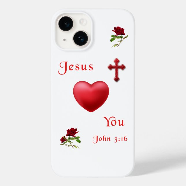 John 3:16 Case-Mate iPhone hülle (Rückseite)