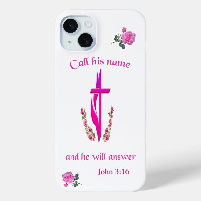 John 3:16 Case-Mate iPhone hülle (Rückseite)