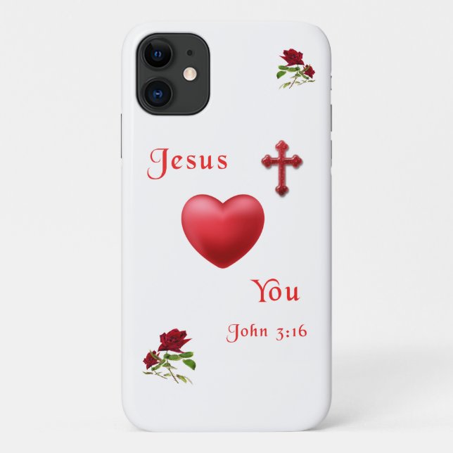 John 3:16 Case-Mate iPhone hülle (Rückseite)