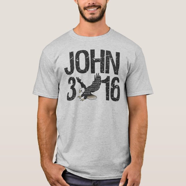 John-3:16 Chirstian T-Shirt (Vorderseite)