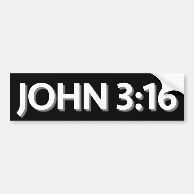 John-3:16 christlich autoaufkleber (Vorne)